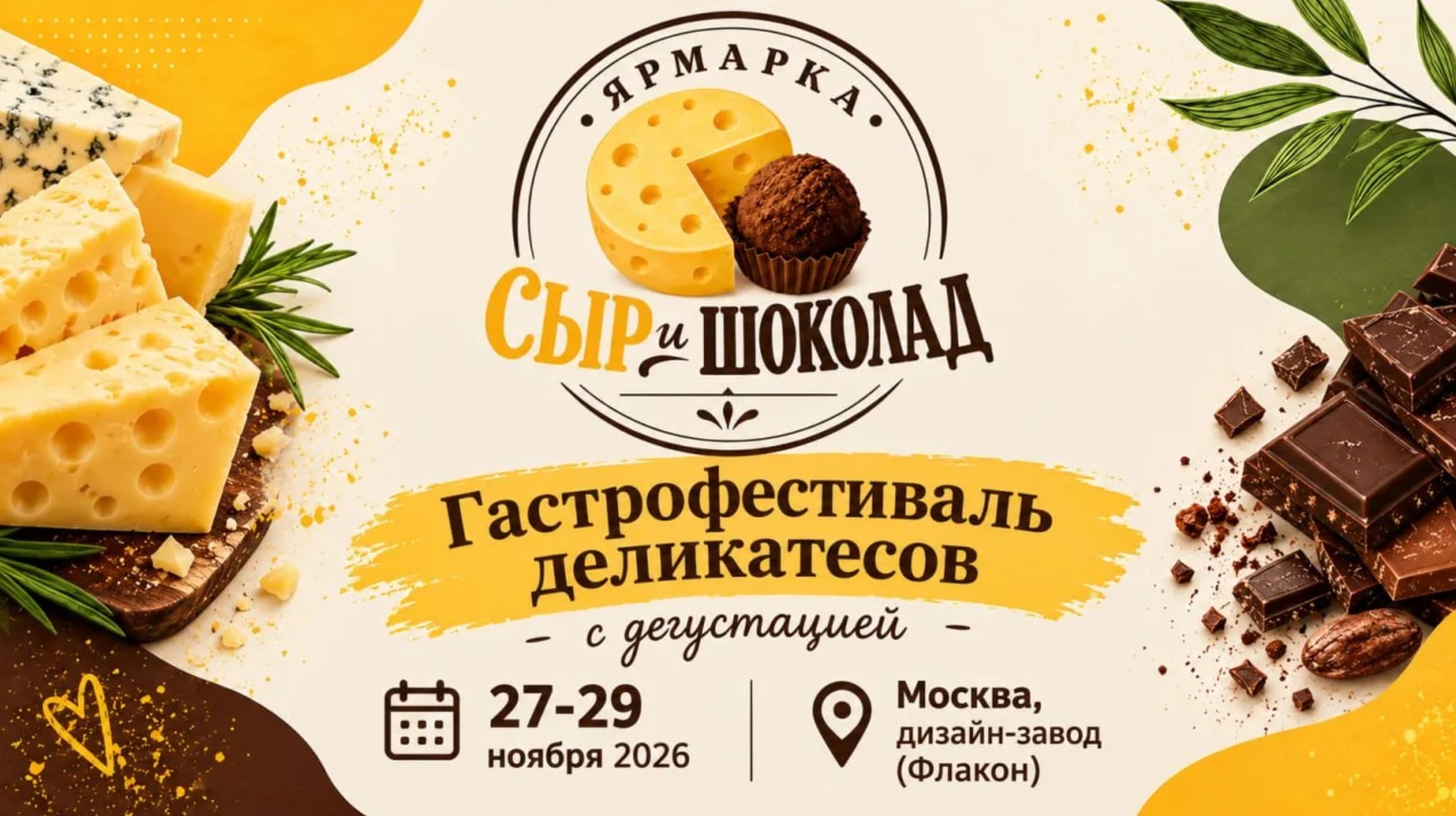 Гастрофестиваль Сыр и Шоколад в 2026